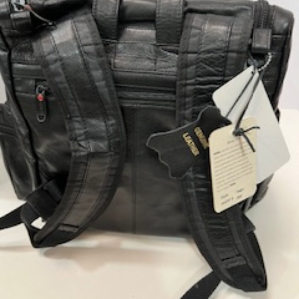 Winn International Leather Backpack Style 5451 - Picture 4 of 16